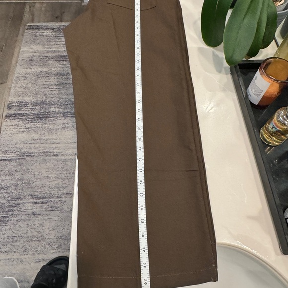 NWT Zara brown wide leg pants - Picture 4 of 4
